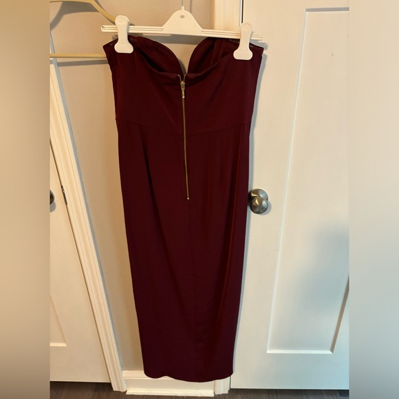 Dark Red cocktail dress - Picture 2 of 3